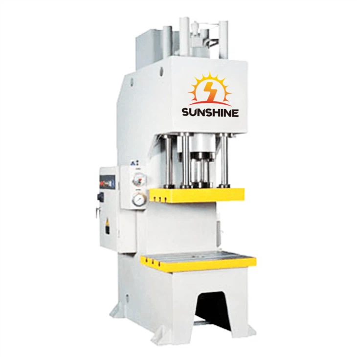 PLC Control Simple Structure Easy To Operation High Speed Single Column Hydraulic Press